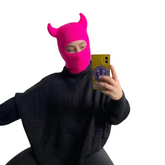 Horny Devil Ski Mask Beanie Balaclava